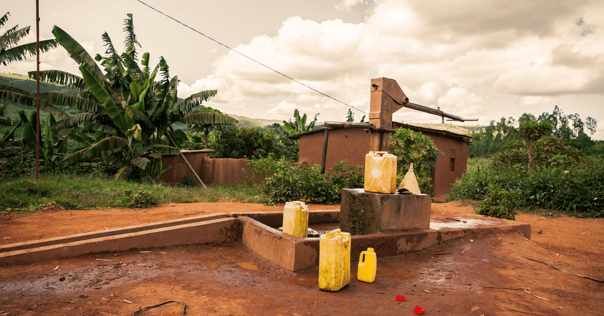 A well in Rwanda, East Africa
